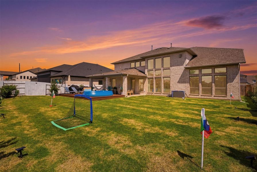 Exterior details and patio area of a home in Elyson, Katy (Image 23). Exterior details and patio area of a home in Elyson, Katy (Image 23).