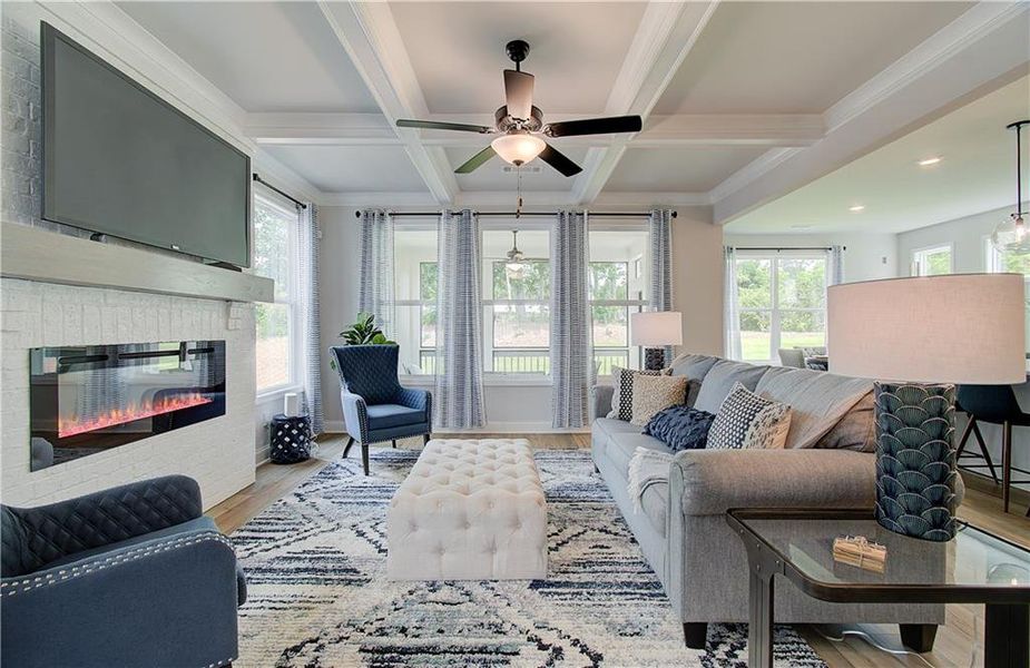 Furnished interior view inside a new home in Kentmere, Auburn (Image 17).