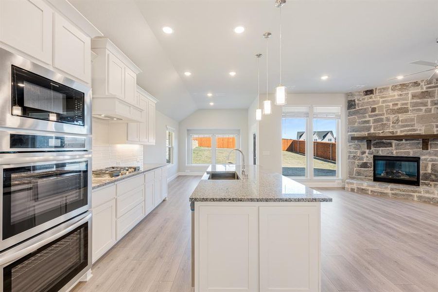 Furnished interior view inside a new home in The Lakes at Parks of Aledo, Aledo (Image 15).
