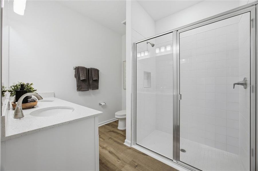 Furnished interior view inside a new home in , Okahumpka (Image 15).