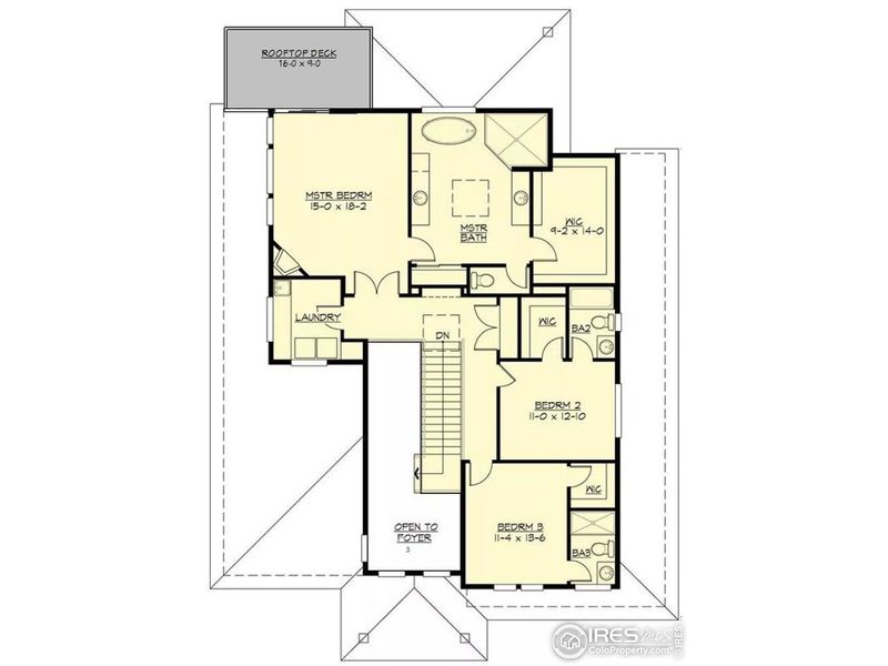 2D floor plan layout of this home in , Windsor, CO (Image 6).