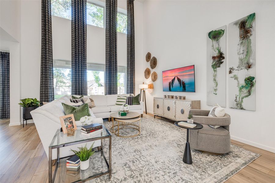 Furnished interior view inside a new home in Anniston, Katy (Image 42).