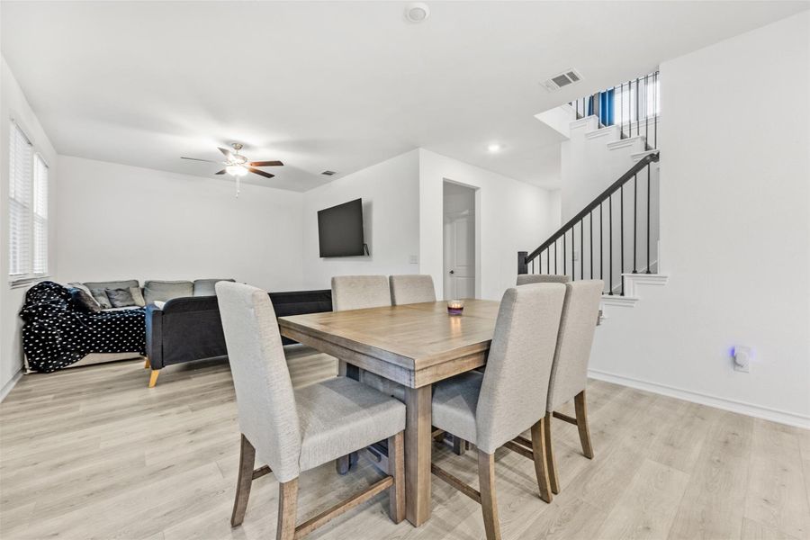 Furnished interior view inside a new home in Stonewall Ranch 50s, Liberty Hill (Image 22).