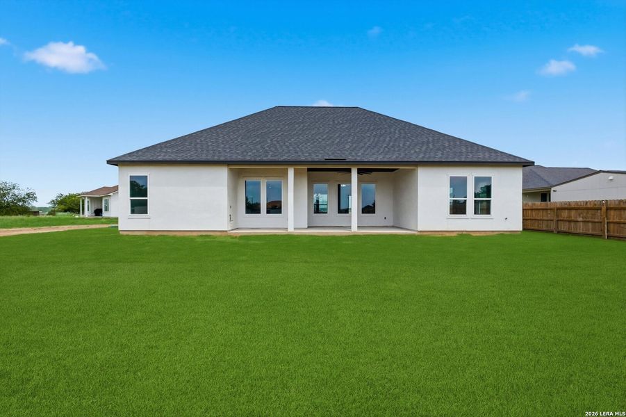 Exterior details and patio area of a home in , Castroville (Image 19).