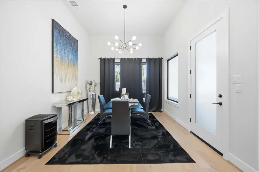 Furnished interior view inside a new home in Artavia, Conroe (Image 11).