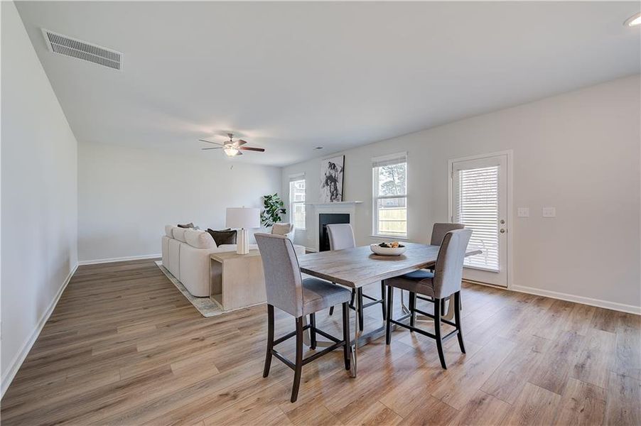 Furnished interior view inside a new home in Burchwood, Stockbridge (Image 11).