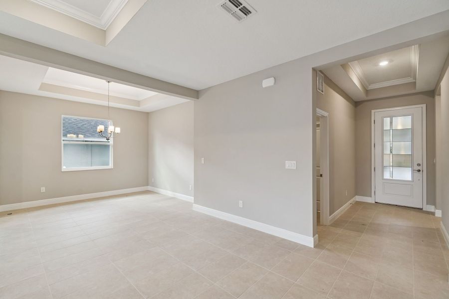 Representative unfurnished interior of a home built from the Juno by William Ryan Homes in Southern Hills Plantation, Brooksville (Image 44). Representative unfurnished interior of a home built from the Juno by William Ryan Homes in Southern Hills Plantation, Brooksville (Image 44).
