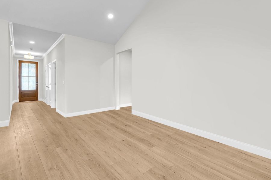 Spacious, unfurnished interior of a new home in High Point at Foxbank, Moncks Corner (Image 26).