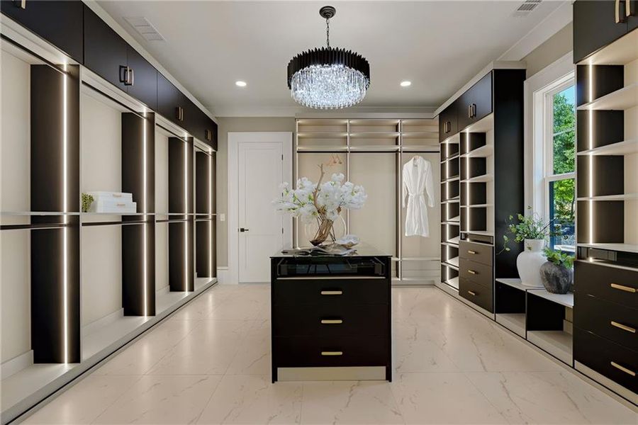 Furnished interior view inside a new home in , Monroe (Image 19).