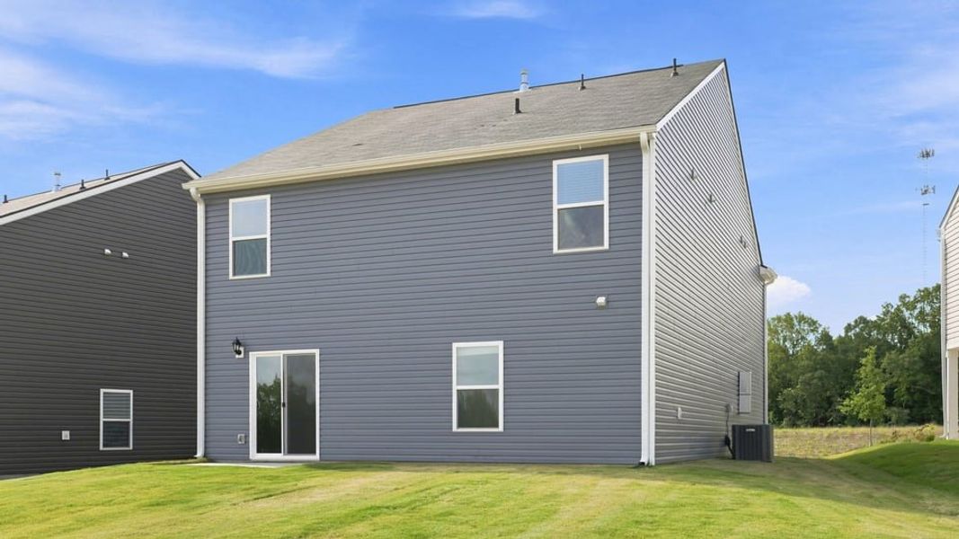 Exterior details and patio area of a home in Harrier Point, Woodruff (Image 23).
