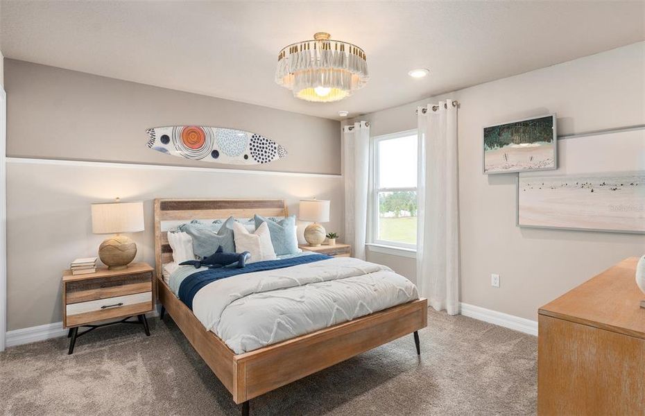 Furnished interior view inside a new home in Willow Ridge, Montverde (Image 20).