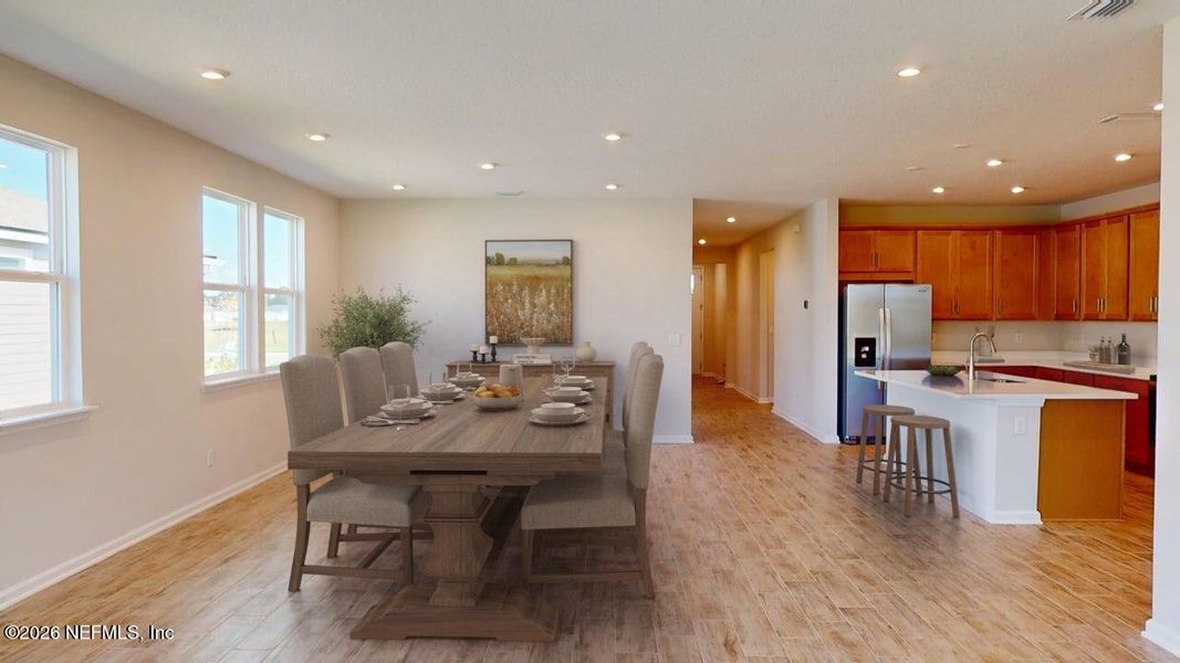Furnished interior view inside a new home in Lakes at Bella Lago, Green Cove Springs (Image 6).