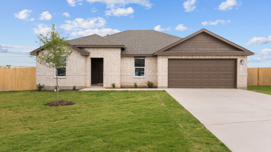 Representative exterior photo of a completed home built from the BANDERA by D.R. Horton in Heritage Parks, Abilene, TX (Image 1).