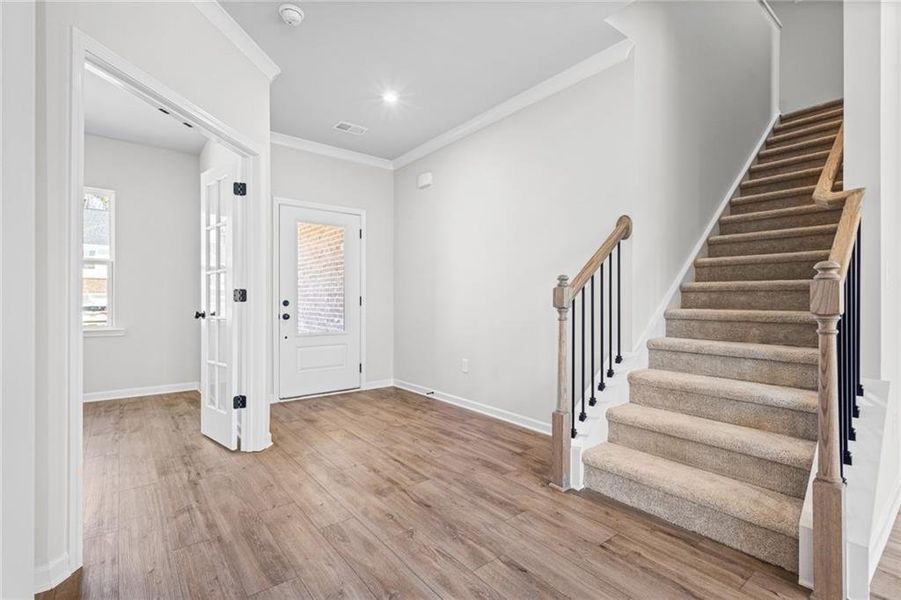 Spacious, unfurnished interior of a new home in Berkeley Mill, Cumming (Image 12).