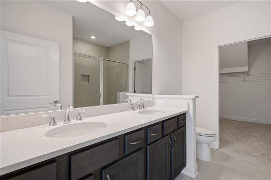 Furnished interior view inside a new home in , Cartersville (Image 15).
