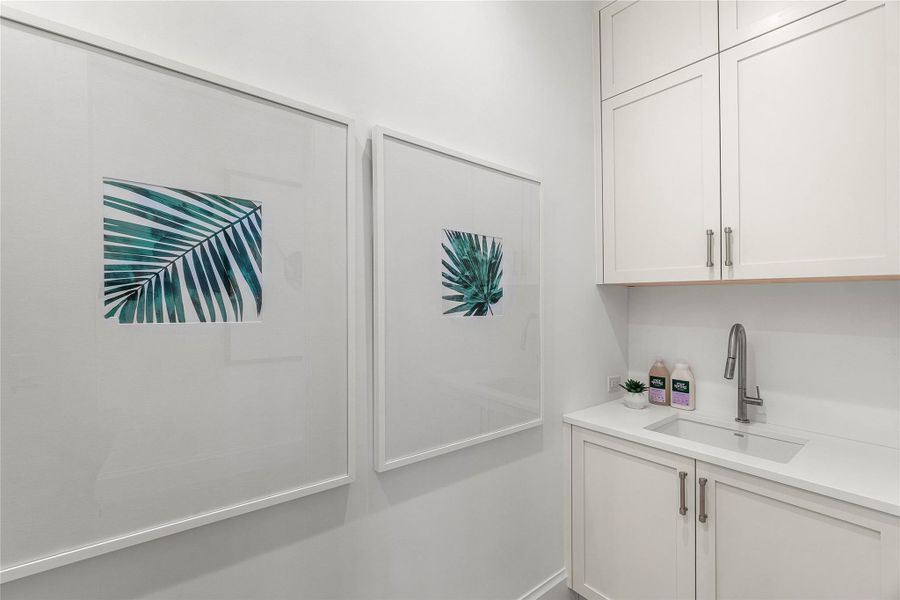 Furnished interior view inside a new home in , Delray Beach (Image 15). Furnished interior view inside a new home in , Delray Beach (Image 15).