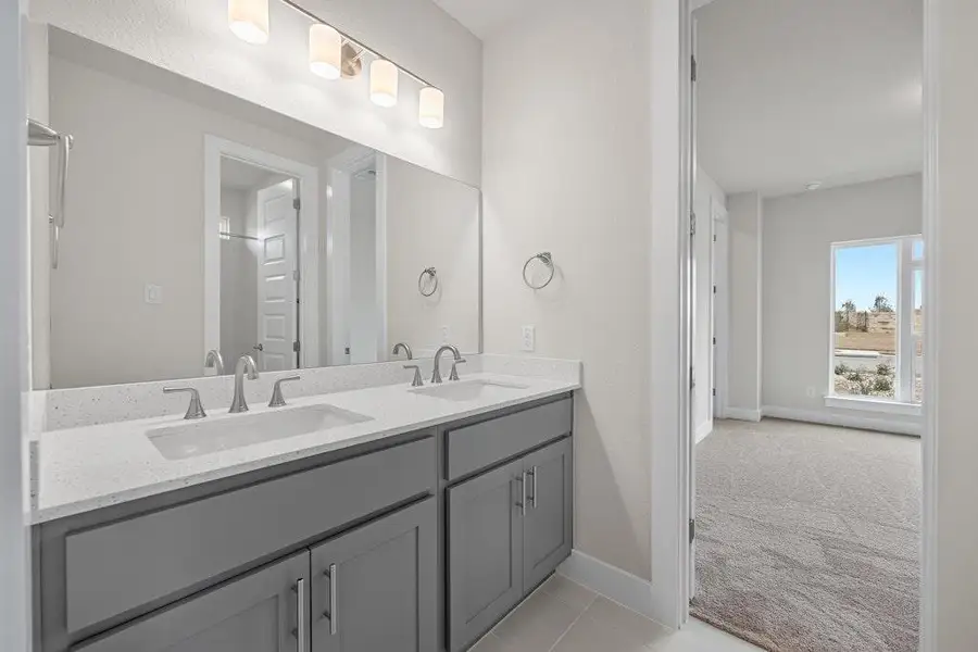 Furnished interior view inside a new home in Santa Rita Ranch, Liberty Hill (Image 7).