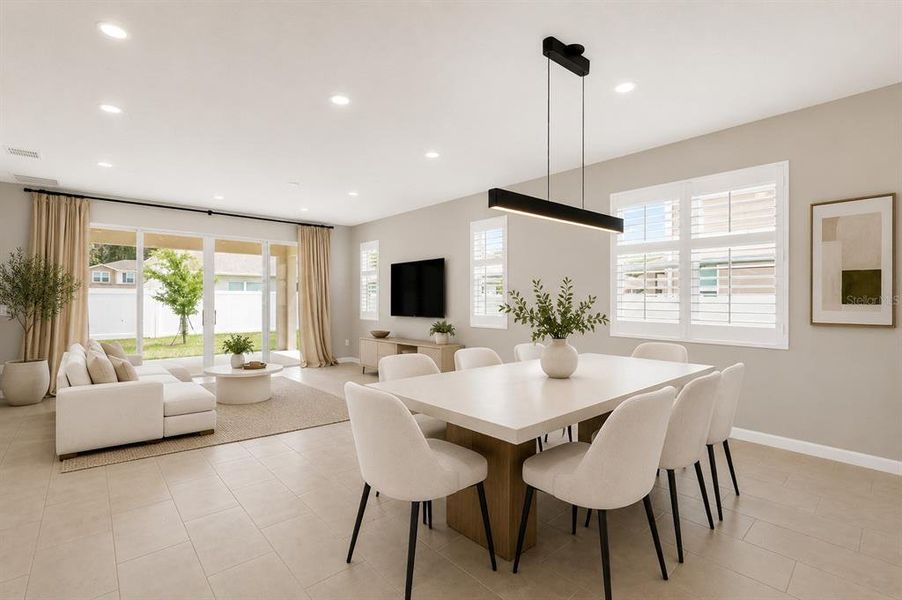 Furnished interior view inside a new home in Seasons at Lakeside Forest, Tavares (Image 35).