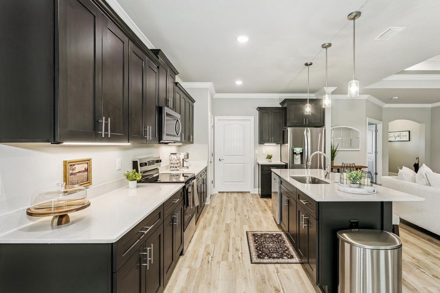 Furnished interior view inside a new home in Walther Reserve, Milton (Image 13).