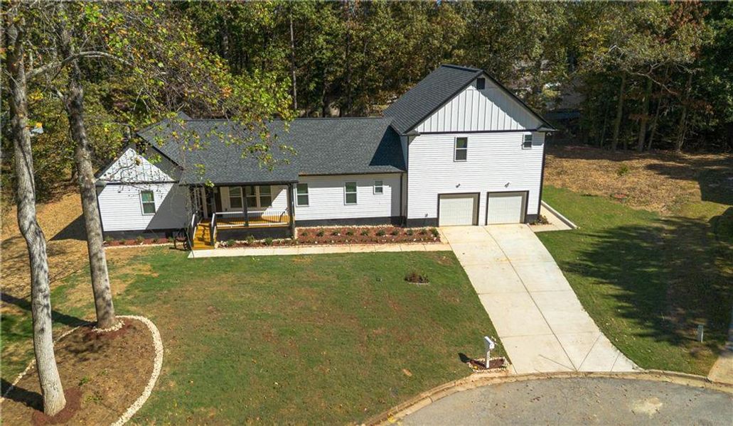 Front exterior of a new home in , Stone Mountain, GA, highlighting curb appeal (Image 12). Front exterior of a new home in , Stone Mountain, GA, highlighting curb appeal (Image 12).