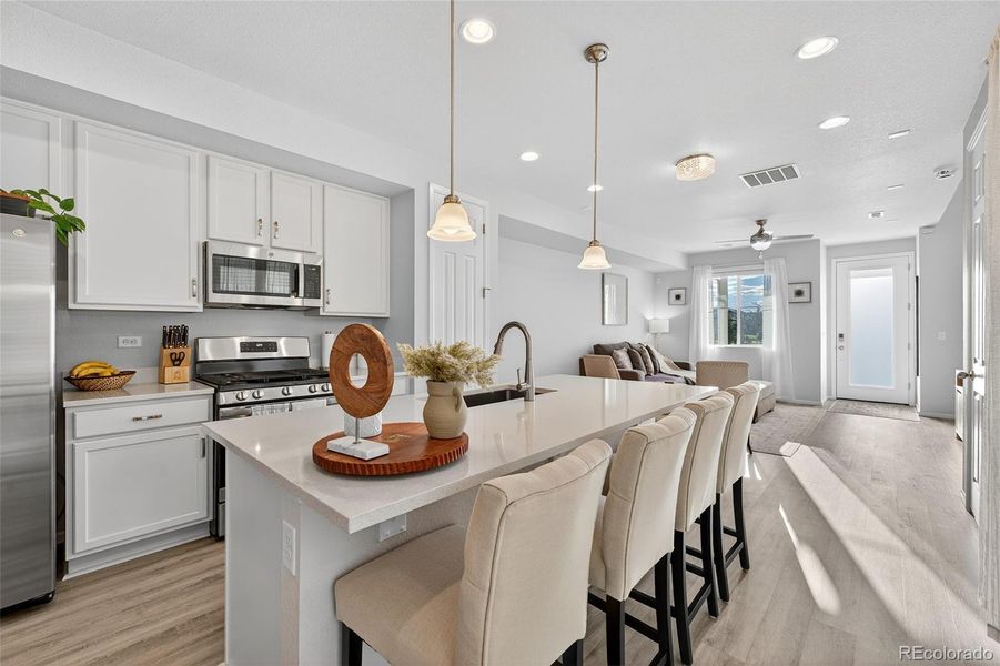 Furnished interior view inside a new home in , Aurora (Image 8).