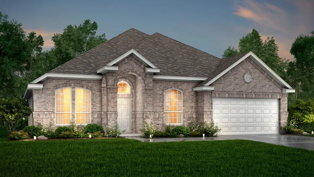 Representative exterior photo of a completed home built from the The Casey - April Sound by Legend Homes in Lake Conroe Area Homes, Montgomery, TX (Image 22).