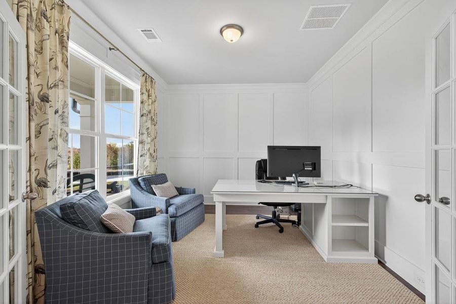 Furnished interior view inside a new home in Hemingway, Flowery Branch (Image 16).