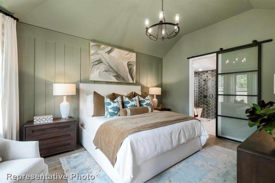 Furnished interior view inside a new home in Creekshaw, Royse City (Image 16).