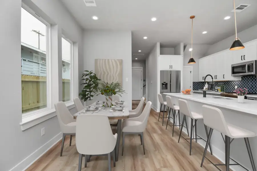 Furnished interior view inside a new home in , Houston (Image 10). Furnished interior view inside a new home in , Houston (Image 10).