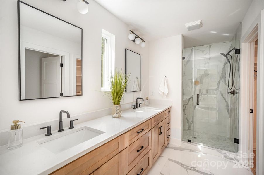 Furnished interior view inside a new home in , Hickory (Image 15).