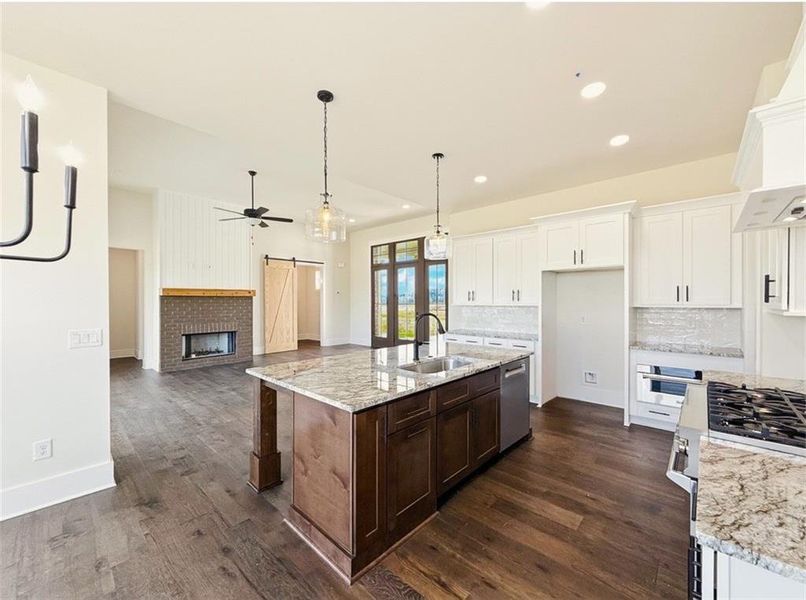 Furnished interior view inside a new home in , Rydal (Image 15).