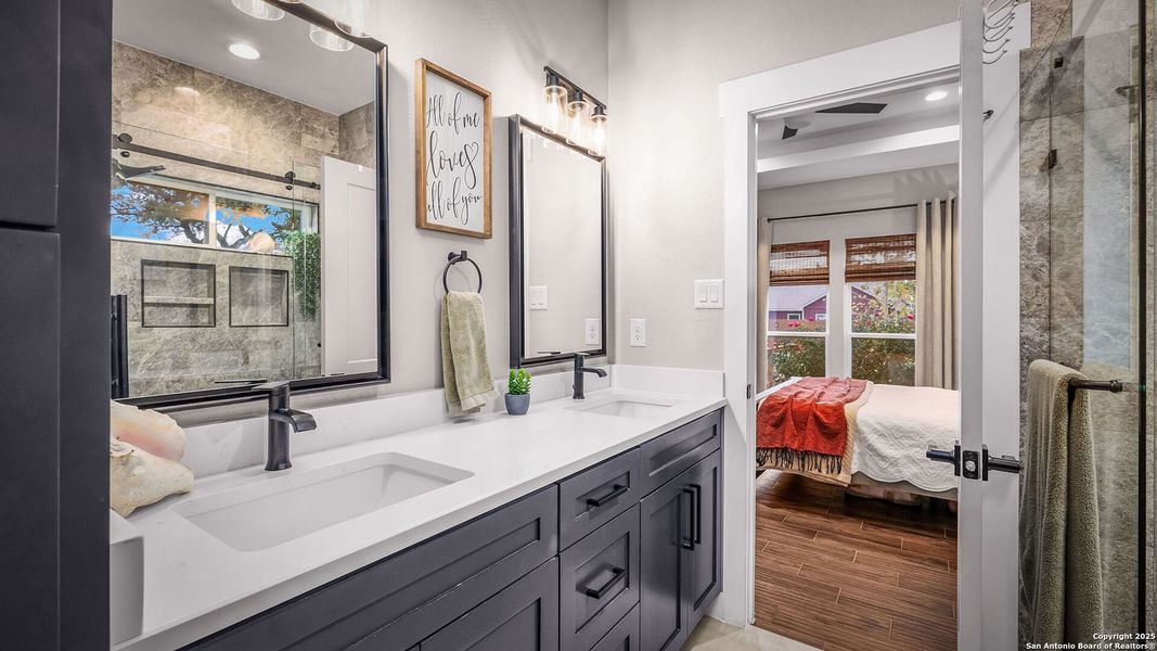 Furnished interior view inside a new home in , Spring Branch (Image 12).