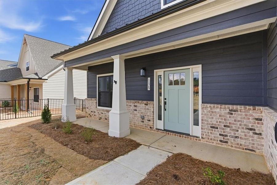 Exterior details and patio area of a home in Ferguson Corners, Emerson (Image 3).