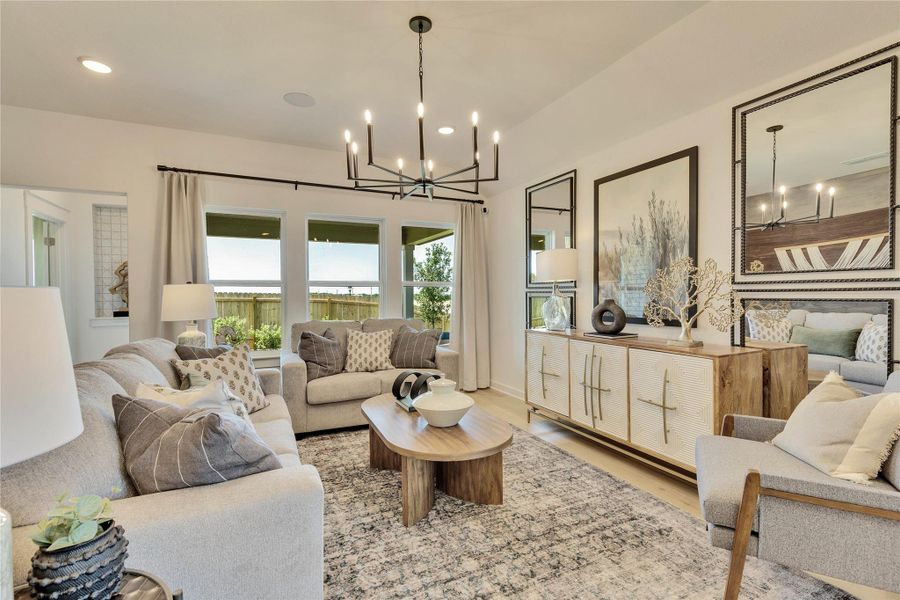 Model home photos of similar floorplans, not pictures of actual home.