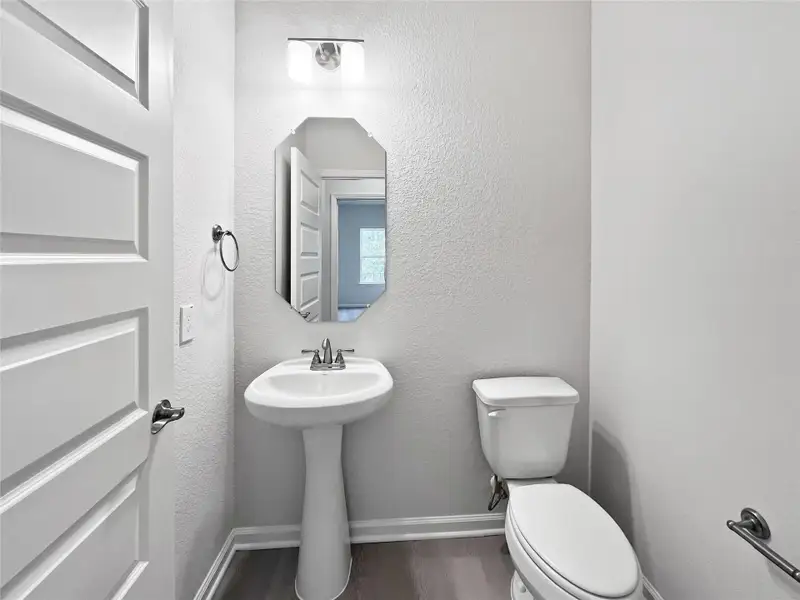 The Princeton II- Half Bath. Home under construction, image used for illustrative purposes only, colors and options will vary. The Princeton II- Half Bath. Home under construction, image used for illustrative purposes only, colors and options will vary.