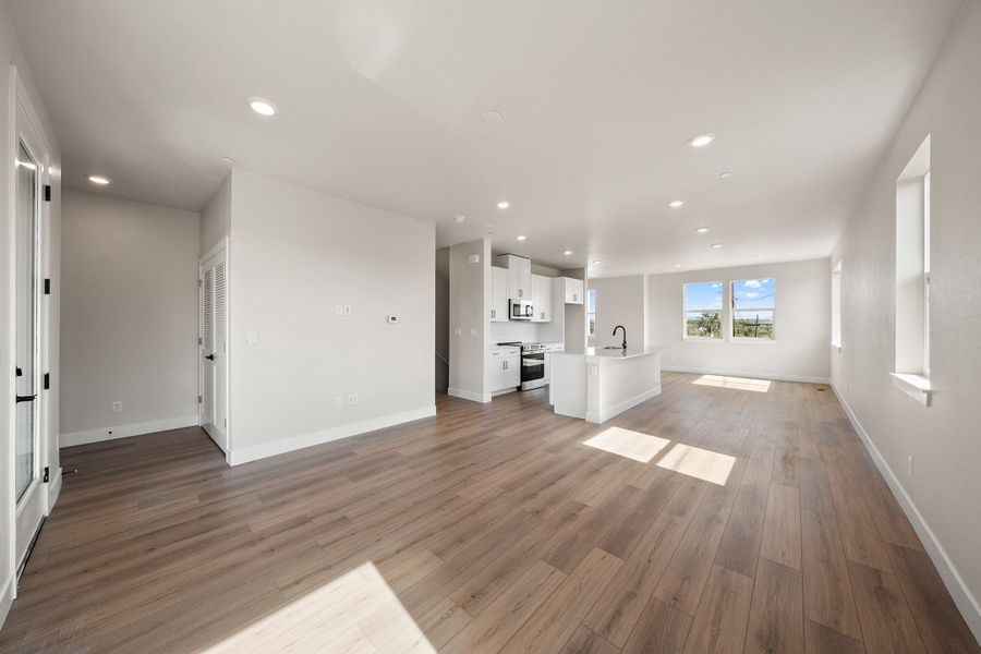 Spacious, unfurnished interior of a new home in Berkeley Villas, Denver (Image 18). Spacious, unfurnished interior of a new home in Berkeley Villas, Denver (Image 18).