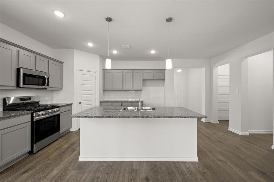 Furnished interior view inside a new home in Baker Farms, Cleburne (Image 13). Furnished interior view inside a new home in Baker Farms, Cleburne (Image 13).