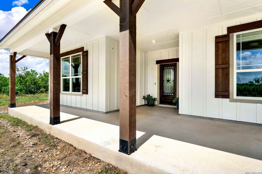 Exterior details and patio area of a home in , Castroville (Image 21). Exterior details and patio area of a home in , Castroville (Image 21).