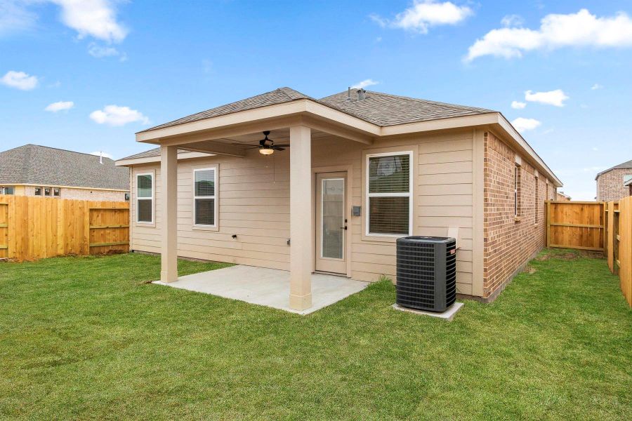 Exterior details and patio area of a home in Emberly, Beasley (Image 2). Exterior details and patio area of a home in Emberly, Beasley (Image 2).