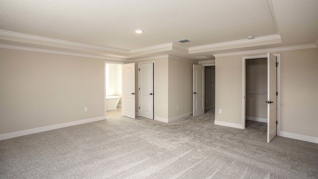 Representative unfurnished interior of a home built from the Verona by Maronda Homes in Eagle Crest, Grant-Valkaria (Image 17).