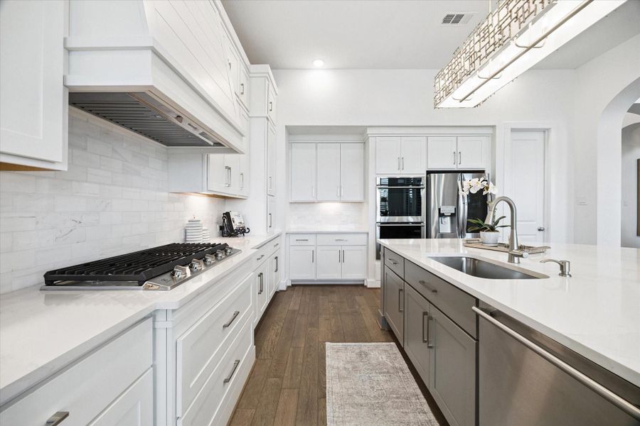Furnished interior view inside a new home in Elyson, Katy (Image 26).