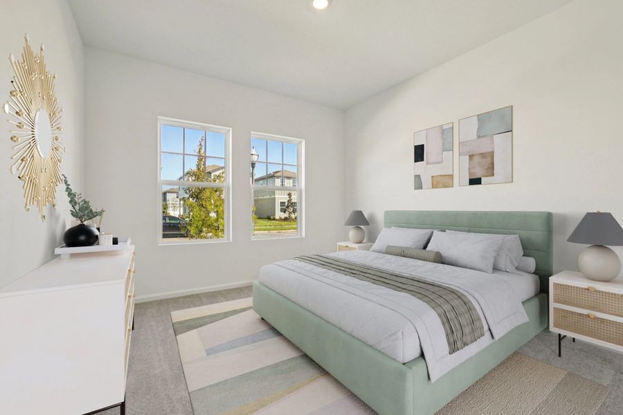Representative furnished interior of a home built from the Equinox by Starlight Homes in Brookewater at Crossprairie, St. Cloud (Image 7).