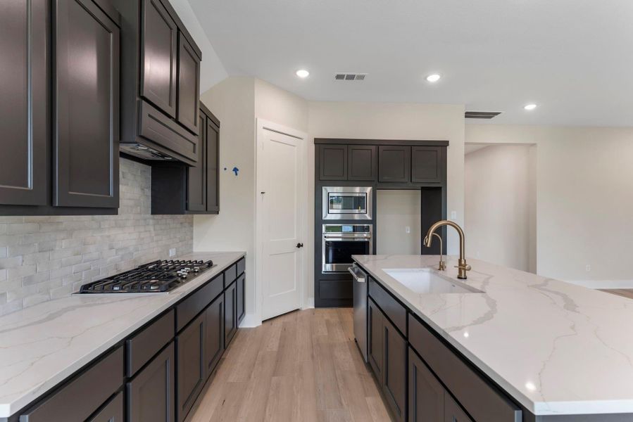 Furnished interior view inside a new home in , The Woodlands (Image 9).