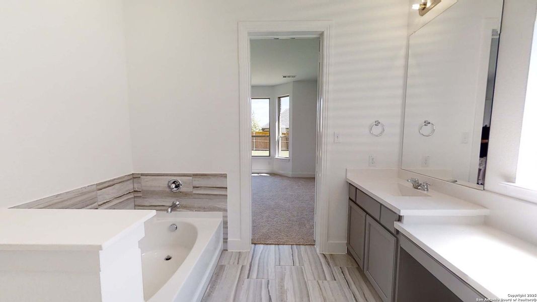 Furnished interior view inside a new home in Alsatian Oaks: 60ft. lots, Castroville (Image 9).