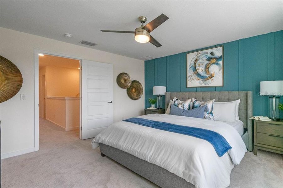 Furnished interior view inside a new home in , St. Cloud (Image 4). Furnished interior view inside a new home in , St. Cloud (Image 4).