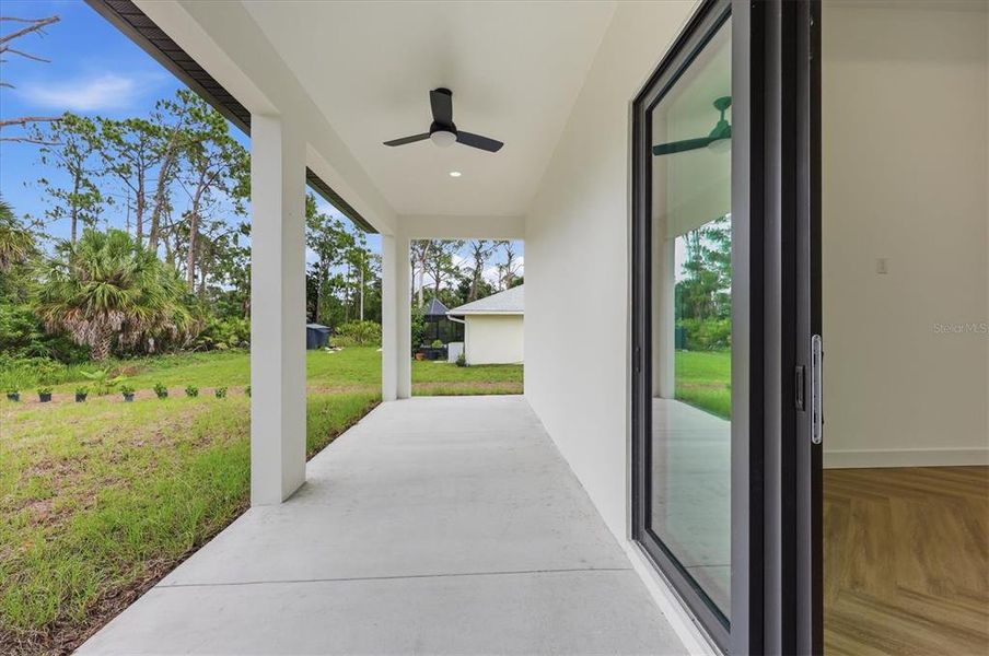 Exterior details and patio area of a home in , North Port (Image 26).