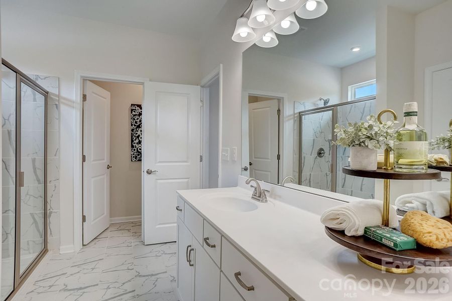Furnished interior view inside a new home in Country Club Village, Salisbury (Image 13).