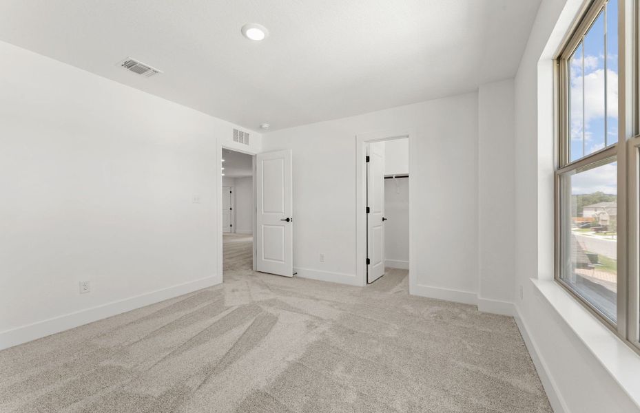 Spacious, unfurnished interior of a new home in Saddleback at Santa Rita Ranch, Liberty Hill (Image 12). Spacious, unfurnished interior of a new home in Saddleback at Santa Rita Ranch, Liberty Hill (Image 12).