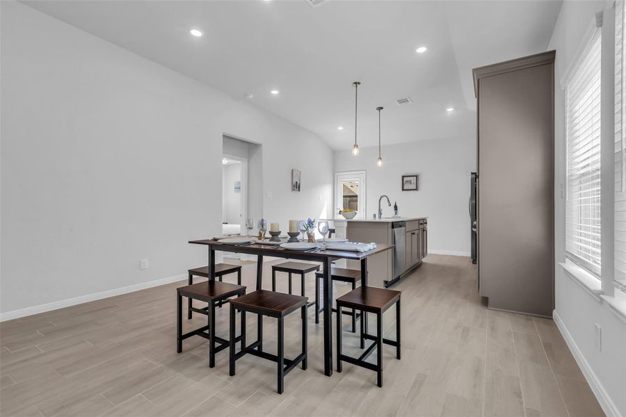 Furnished interior view inside a new home in , Magnolia (Image 8). Furnished interior view inside a new home in , Magnolia (Image 8).