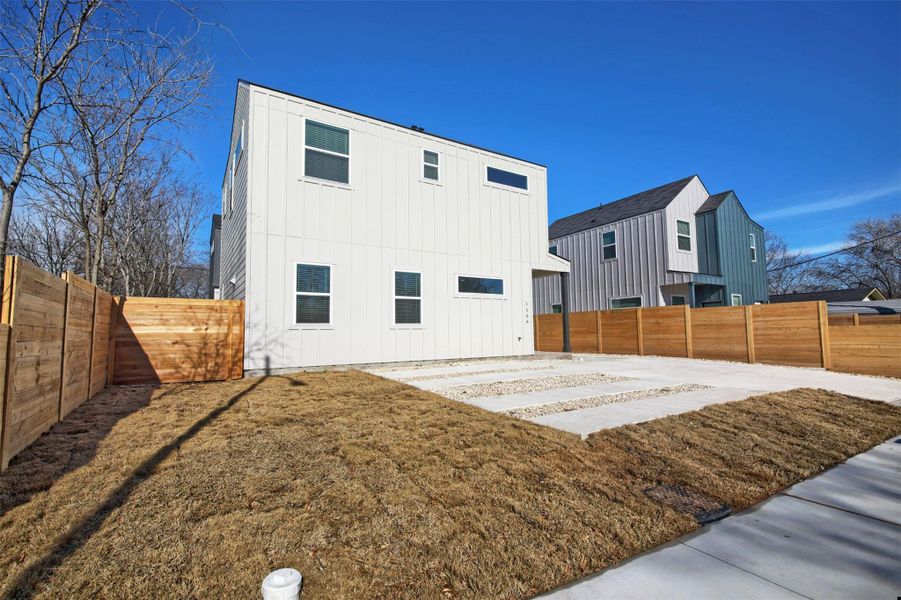 Front exterior of a new home in , Austin, TX, highlighting curb appeal (Image 20). Front exterior of a new home in , Austin, TX, highlighting curb appeal (Image 20).
